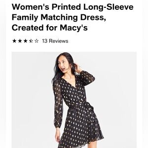 Women printed dress (only used once)